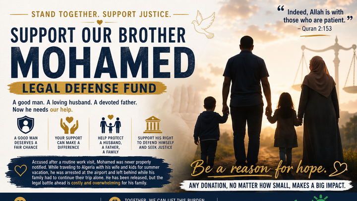Help Mohamed Defend Himself in Court campaign photo, 1 of 3