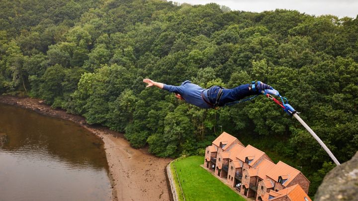 Darren Lyons Sponsored Bungee Jump for young Anglers. campaign photo, 1 of 4
