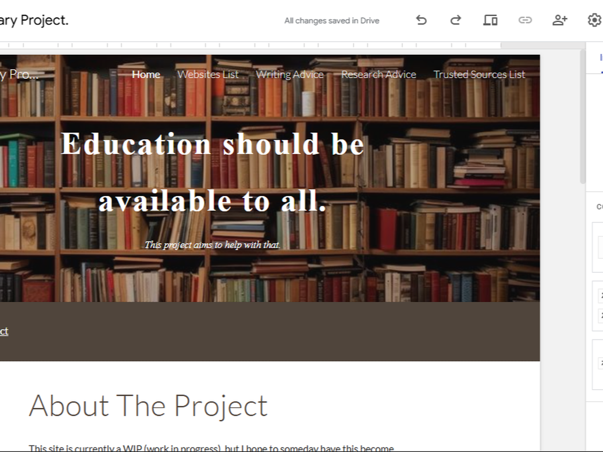 Support a Student's Digital Library Project campaign photo, 1 of 3
