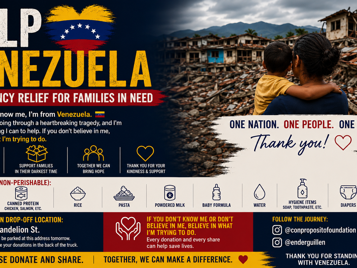 Emergency Relief for Venezuela Earthquake Victims campaign photo, 1 of 3