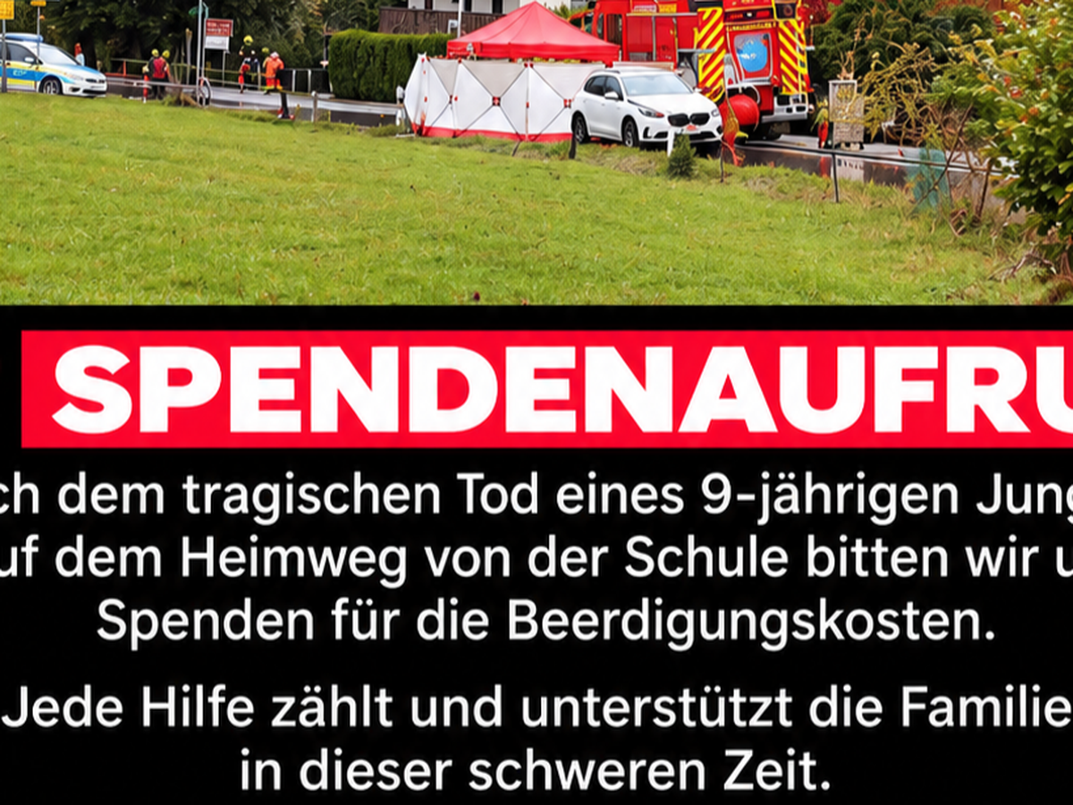 Hauptbild des Spendenaufrufs