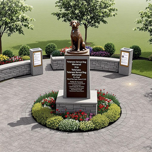 Veteran Service Dog Memorial by "Sarge"