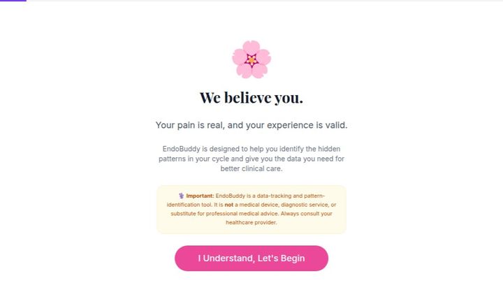 Build an Endometriosis Tracking App campaign photo, 1 of 8