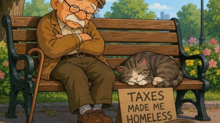 Tax Swatted Senior: Keep a Sick Old man in His Paid Off Home campaign photo, 1 of 6