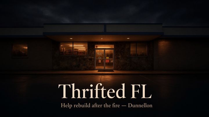 Help Thrifted FL Cover Cleanup After the Fire. Dunnellon campaign photo, 1 of 8