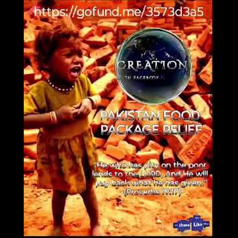 CREATION Ministries Pakistan Food Packages For Child Slavery