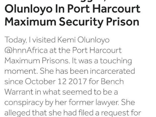 Fundraiser For Kemi Omololu Olunloyo By Kemi Olunloyo Help