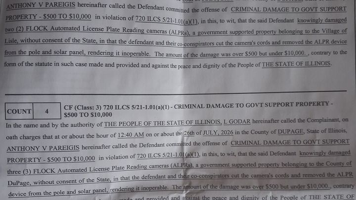 Legal Fund for Privacy Against ALPR Surveillance campaign photo, 1 of 6