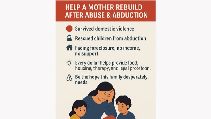 Help Rebuild a Family Torn by Domestic Violence campaign photo, 1 of 4